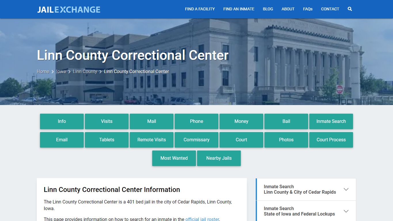 Linn County Correctional Center - Jail Exchange